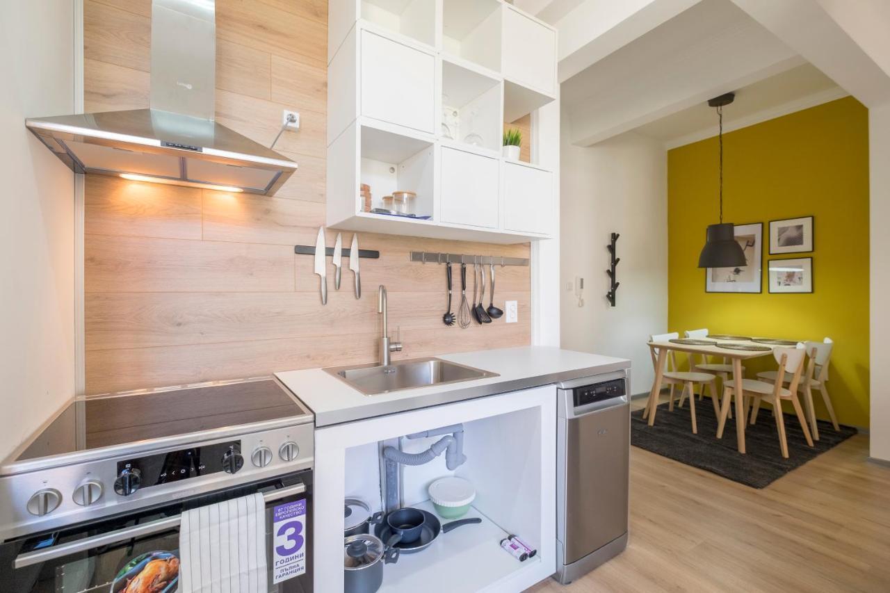 Bluewaveplace - Contemporary Home In Center Of Sofia Buitenkant foto